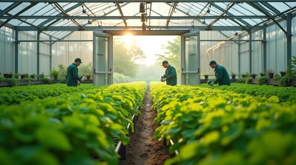 Optimiser votre production avec un fabricant de serre professionnelle